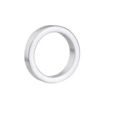 Ernstes Design Anhänger AN305.1 .2 .3 .4 Edelstahl Keramik weiß 17 mm - 33 mm - Bild 1 von 3