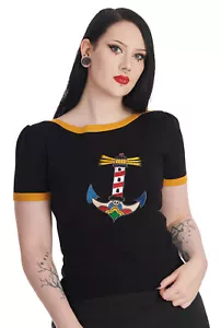 Jersey Prohibido »SAILING SWEETHEART« Faro LEUCHTTURM Talla Grande Rockabilly - Imagen 1 de 5