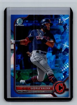 2022 Bowman Sapphire Edition George Valera Cleveland Guardians #BCP-22 - Image 1 of 2