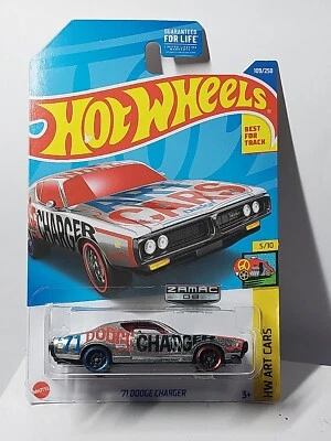 Hot Wheels 1/64 🇨🇵 zamac 1971 dodge Charger  #1/10 Mainline 2022 - Photo 1/4