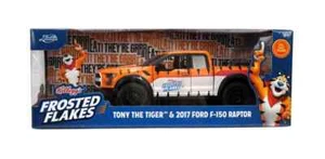 Jada Toys Hollywood Rides Kellogg's Tony the Tiger & 1/24 2017 Ford F-150 Raptor - Picture 1 of 11