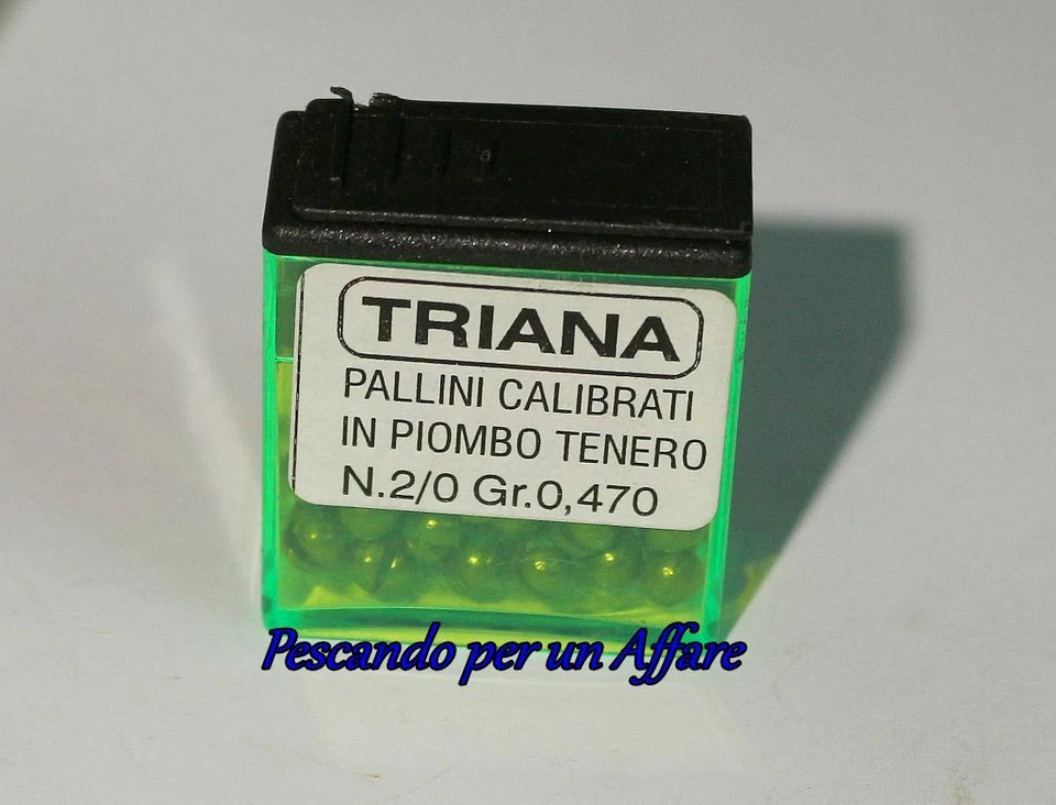 TRIANA PALLINI CALIBRATI IN PIOMBO TENERO gr.30/confezione,made in Italy - Immagine 1 di 1