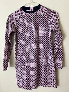 Toobydoo Girls Pink Blue Green Dress Long Sleeve Size 10 10Y - Picture 1 of 3