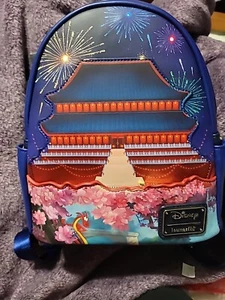 Loungefly  Disney MULAN CASTLE LIGHT UP Mini backpack - Picture 1 of 23