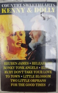 Kenny & Dolly Country Sweethearts Cassette Tape Features Reuben James-Release Me - Picture 1 of 7