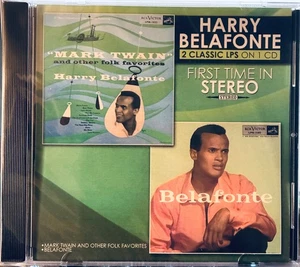 HARRY BELAFONTE - 2 Classic LPs (Factory Sealed CD, 1st Time in Stereo) 23 Songs - Picture 1 of 2