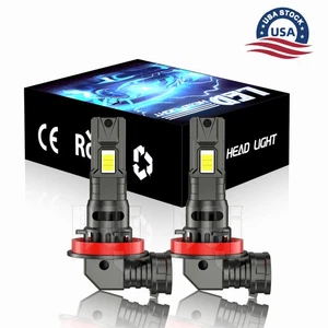 FOR GMC Sierra 1500 2007-2013 2x H11 White LED Headlight Low Bulbs Super bright - Picture 1 of 10