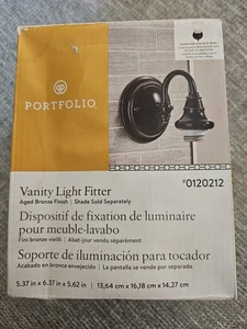 portfolio vanity light Fitter aged bronze finish #0120212 - Picture 1 of 2