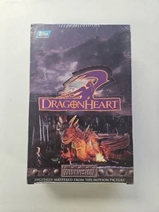 1996 Topps DRAGONHEART Wide Vision Movie Cards SEALED BOX 36 Packs - FREE SHIP - Picture 1 of 2
