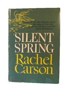 Silent Spring by Rachel Carson Print 1962 BCE HC DJ VGC - Foto 1 di 10