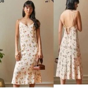 Maxi abito floreale Riforma Cottagecore romantico estivo slip dress grande - Foto 1 di 8