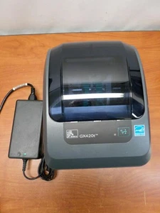 ZEBRA GX420t Thermal Transfer Desktop USB Printer Tested - Picture 1 of 14