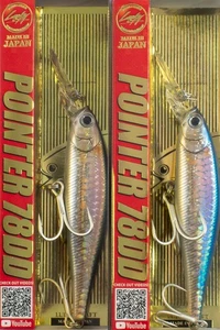 (LOTE DE 2) PUNTERO LUCKY CRAFT 78DD-SP 3/8 OZ PT78DDSP-270 MS AMERICAN SHD CR6365 - Imagen 1 de 3