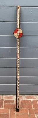Vintage Survey Measuring Wooden Pole Tool / 9ft - Image 1 of 4