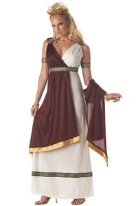 Roman Empress Caesar Goddess Adult Halloween Costume - Picture 1 of 2