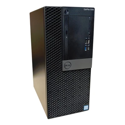 Dell OptiPlex 5060 MT Intel Core i7-8700 16GB RAM 256GB SSD Windows 11 Pro PC - Image 1 of 4
