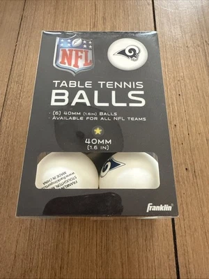 St. Louis Rams Table Tennis Ping Pong Balls Set of 6 - Image 1 of 2