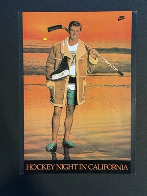 Original Nike Poster Card Hockey Night In CA Wayne Gretzky LA Kings 5”x7” #886 - Image 1 of 2