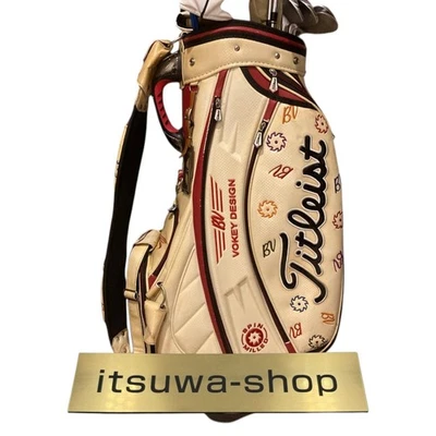 Bolso Caddy Titleist Vokey Design modelo limitado usado tipo blanco limitado Japón Foto 1 de 4