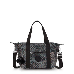 Kipling Medium Handbag ART MINI Shoulder Bag in GEO FEATHER Print FW2025 RRP £88 - Picture 1 of 7