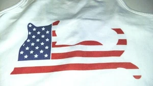 Niñas Wonder Nation M (7-8) Camiseta sin mangas de espagueti Camiseta bandera de gato Camisa Microfibra - Imagen 1 de 5