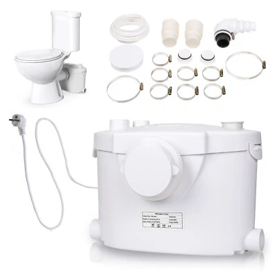 Hebeanlage Häcksler 145L/min Abwasserpumpe Fäkalienpumpe Schmutzwasser Pumpe WC - Bild 1 von 4