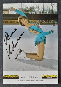 11 Marina Kielmann Eiskunstlauf Autogrammkarte original signiert - Picture 1 of 2