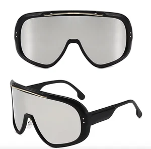 Mode Übergröße Retro Designer Herren Frauen Sonnenbrille Stil Reggaetón Miami Stil - Bild 1 von 20