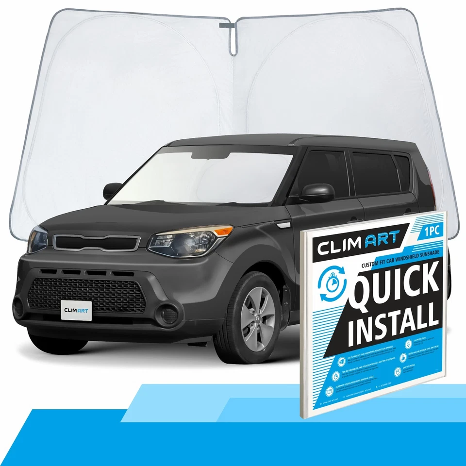Windshield Sun Shade for 2014-2019 Kia Soul - Image 1 of 4