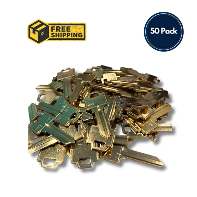 FREE SHIPPING - WR5 Key Blanks (50 Pack) Compatible with WR5 Weiser Keys - Image 1 of 3
