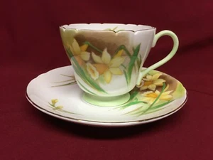 Shelley 13677 2 3/4" Footed Cup & Saucer Made In England - Picture 1 of 4