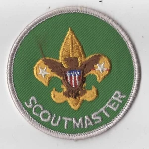 Scoutmaster BSA Patch WHT Bdr. [5D-1372] - Picture 1 of 1