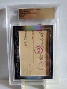 Rare! 2014 Leaf Cut Signature Edition 4 of 11   Walter Winchell , Famed Columnis - Picture 1 of 3