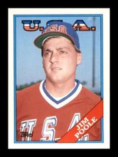 1988 Topps Traded Jim Poole #88T USA Rookie RC NM