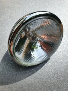 Harley WL WLA WLC WLD UL PAN FLATHEAD Black Headlight Front Lamp Cycleray - Bild 1 von 4