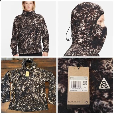 Sudadera con capucha Nike ACG Therma-Fit Wolf Tree Polartec $170 talla XS DV9102-104 Foto 1 de 4