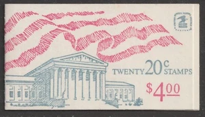 US 1896b BK140A Flag over Supreme Court 20c booklet 20 #2 MNH 1982 - Picture 1 of 4