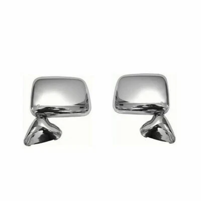Front For Manual Mirror 1989-1995 Toyota Pickup Chrome Left Right Side Set of 2 Foto 1 de 3