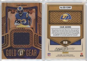 2022 Panini Gold Standard Gold Gear /299 Cam Akers #GG-CAM