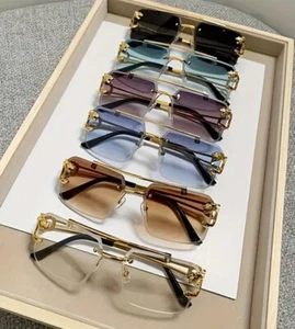 6 Pair Set Elegant Cool Sunglasses Men Women Outdoor Driving Shade Vacation New - Picture 1 of 10