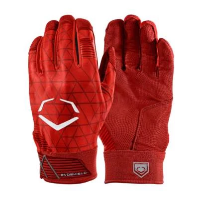 EvoShield Adult EVOCHARGE GEL TO SHELL Batting Gloves RED -WTV4100RD