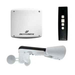KIT PER DUE 2 MOTORI SENSORE VENTO CENTRALE TELECOMANDO TENDA TENDE DA SOLE KITD - Imagen 1 de 1