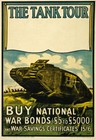 WA18 Vintage WWI National War Bonds Tank Tour Scottish War Poster WW1 A1 A2 A3