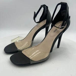 Tacones de aguja Seven Dials Natalie para mujer negros con correa en el tobillo talla 9 - Imagen 1 de 8