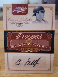 2011 Prime Cuts Prospect Autograph #CG Cameron Gallagher Auto #ed 15/99