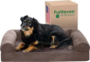 Orthopedic Sofa-Style Dog Bed for Medium/Small Dogs with Removable Bolsters and - Picture 1 of 12