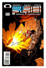 Super Patriot America’s Fighting Force #4 Signed Cory Walker Image Comics