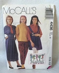 McCall's 4436 Sewing Pattern UNCUT Size 6 Palmetto's Misses shirt skirts pants - Picture 1 of 2
