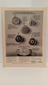 ROLEX WATCHES 1973 ORIGINAL - 10X8 - PRINT AD c4 - Picture 1 of 2