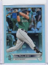 2022 Topps Series One Cal Raleigh Rainbow Foil Rookie Card RC #277 Mariners